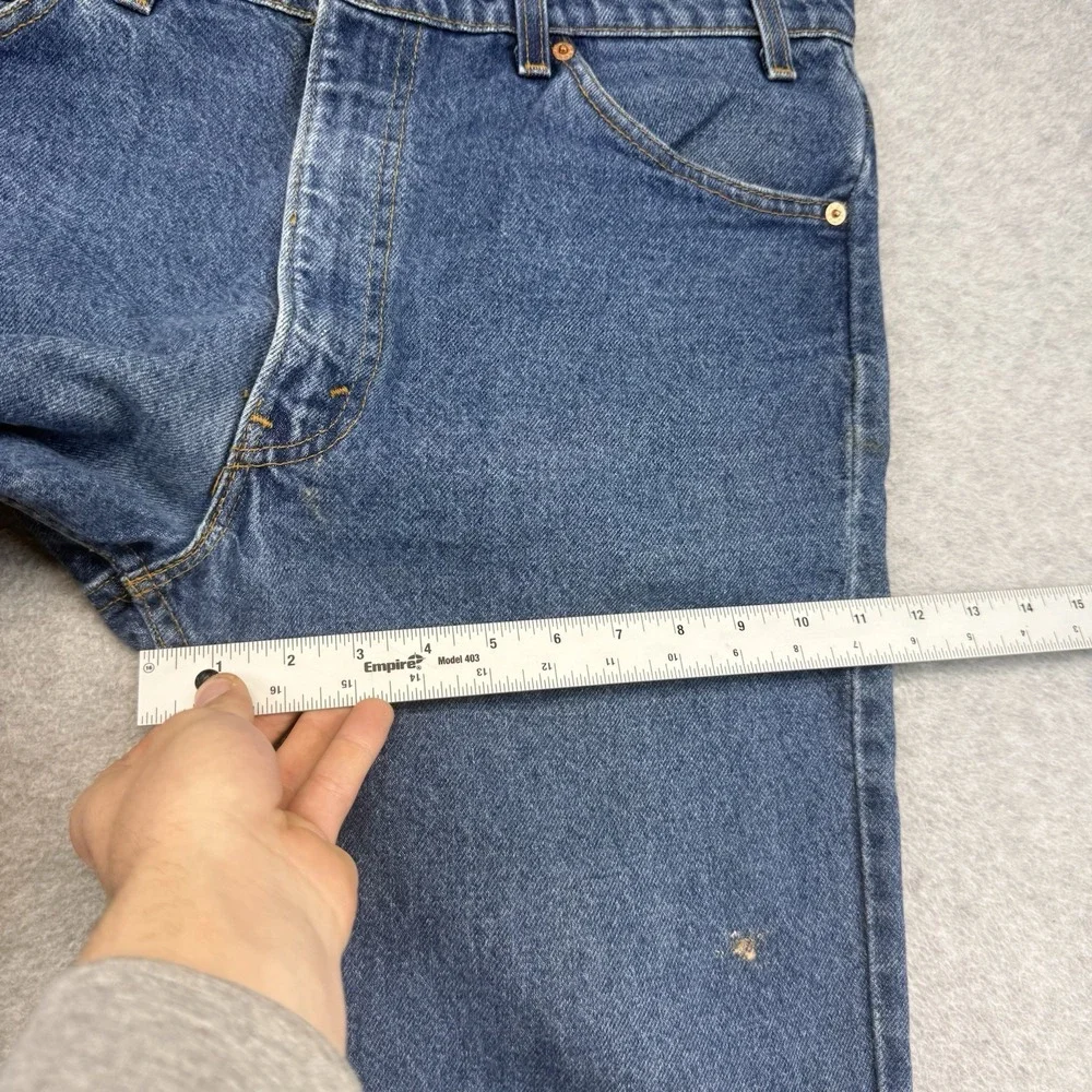 Vintage 90's Levi's 517 Orange Tab Denim Jeans 36x32 Vintage‎ Flare Orange Tab